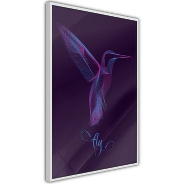Αφίσα - Fluorescent Hummingbird 