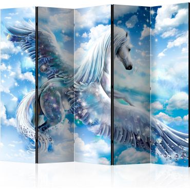 Διαχωριστικό με 5 τμήματα - Pegasus (Blue) II [Room Dividers]