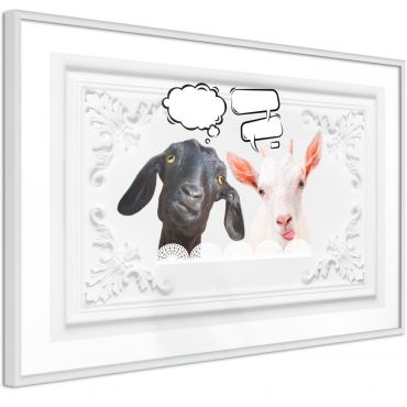 Αφίσα - Conversation of Two Goats