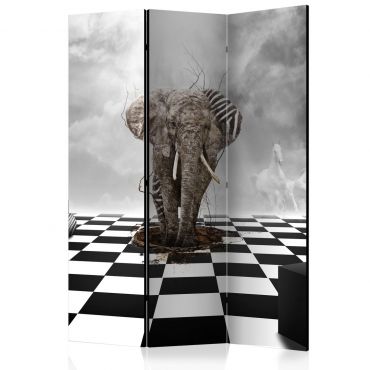 3-partition divider - Escape from Africa [Room Dividers]