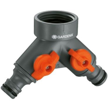 Twin Tap Connector Gardena 26.5 mm (G 3/4")