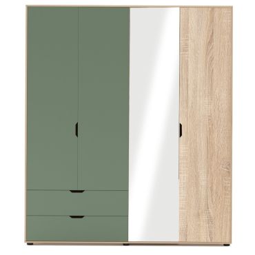 Wardrobe Carly 4-door
