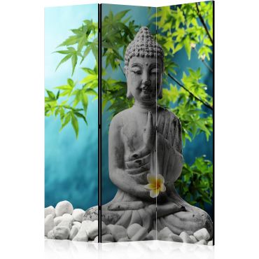 Διαχωριστικό με 3 τμήματα - Buddha: Beauty of Meditation [Room Dividers]