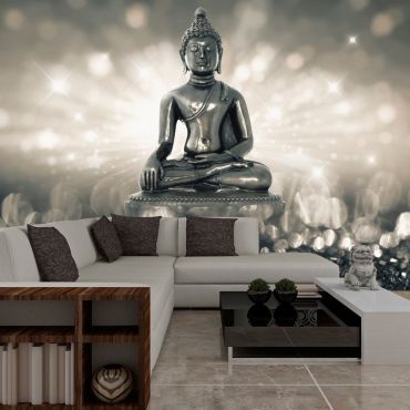 Αυτοκόλλητη φωτοταπετσαρία - Silver Buddha
