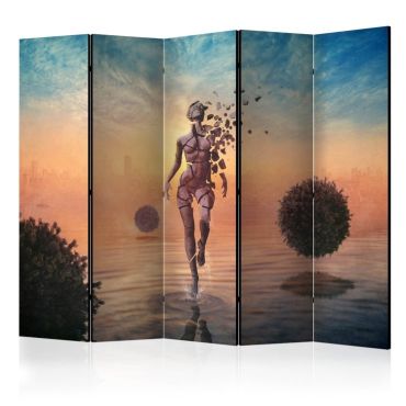 5-part divider - Walk on the Water II [Room Dividers]