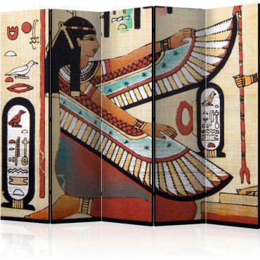 Διαχωριστικό με 5 τμήματα - Egyptian motif II [Room Dividers]