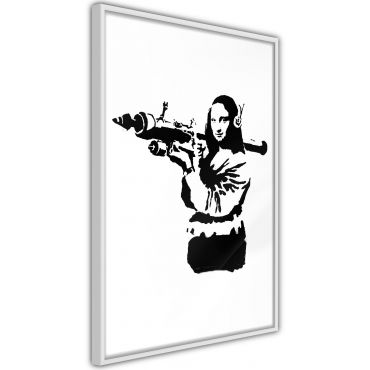 Αφίσα - Banksy: Mona Lisa with Bazooka II