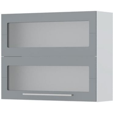 Hanging cabinet Hudson V7-90-2KSP with showcase