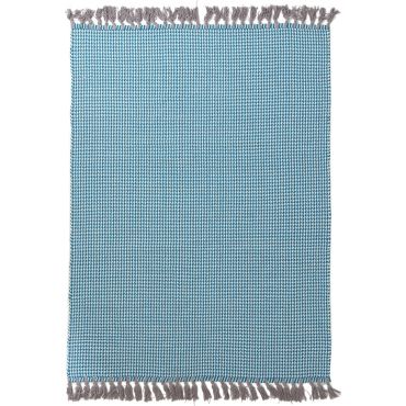 Houndstooth Caribbean Sea Carpet