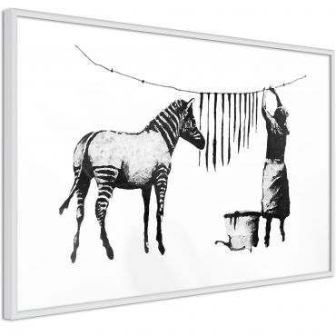 Αφίσα - Banksy: Washing Zebra Stripes