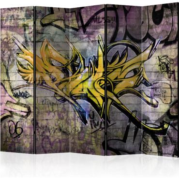 5-part divider - Stunning graffiti II [Room Dividers]