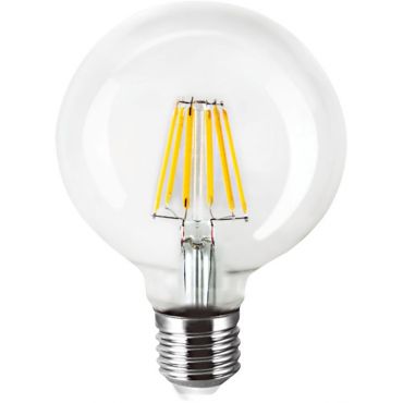 Λαμπτήρας LED Filament InLight E27 G95 8W 2700K Dimmable