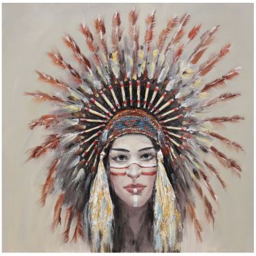 Painting Indian Girl