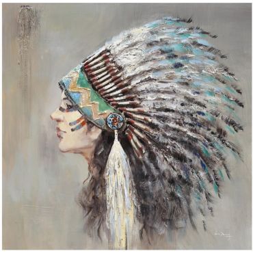 Painting Indian Lady