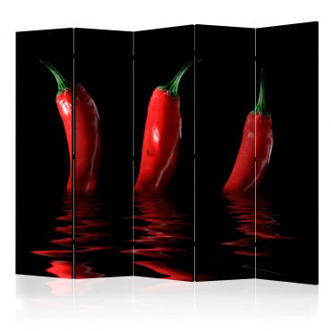 Διαχωριστικό με 5 τμήματα - Chili pepper II [Room Dividers]