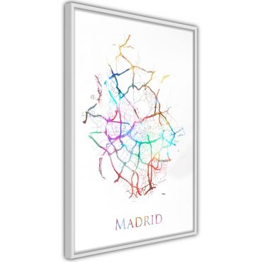 Αφίσα - City Map: Madrid (Colour)