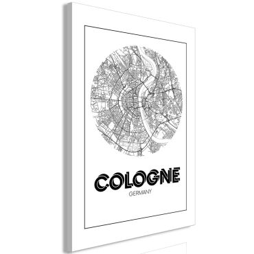 Πίνακας - Retro Cologne (1 Part) Vertical
