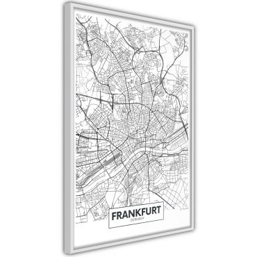 Αφίσα - City map: Frankfurt
