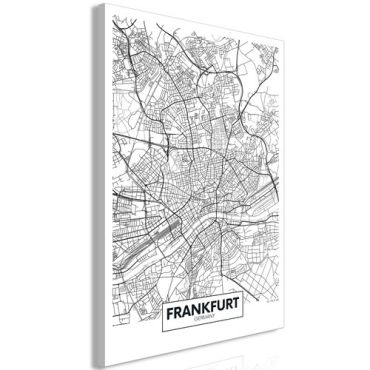 Table - Map of Frankfurt (1 Part) Vertical