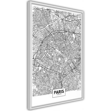 Αφίσα - City Map: Paris