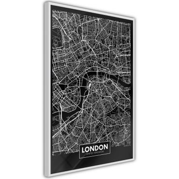 Αφίσα - City Map: London (Dark)