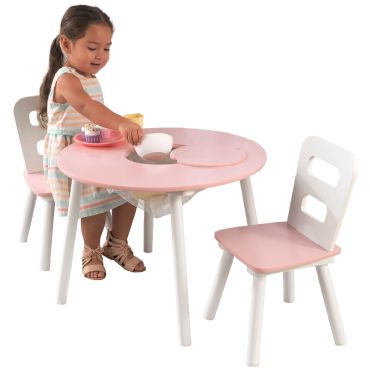Τραπεζαρία KidKraft Round Table and 2 Chair Set