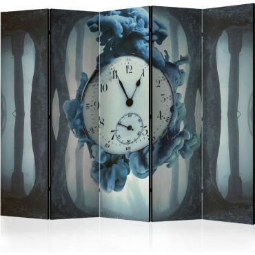 Διαχωριστικό με 5 τμήματα - Surrealism of time II [Room Dividers]