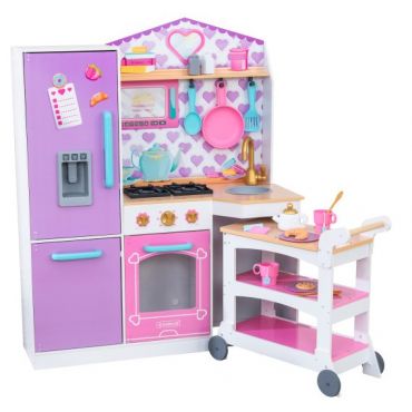 Κουζίνα KidKraft Sweet Snack Time Cart & Play Kitchen 