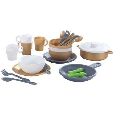 Kidkraft Modern Metallics kitchenware set