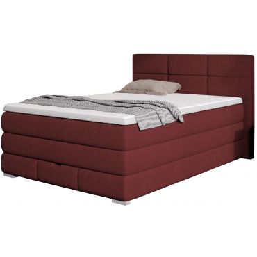 Επενδυμένο κρεβάτι Orra με στρώμα και ανώστρωμα