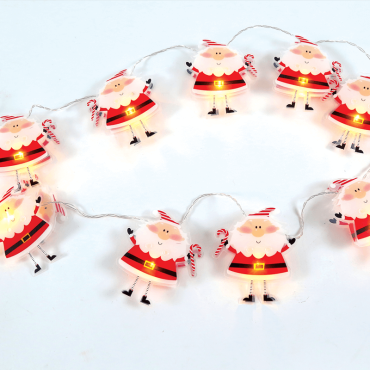 Led λαμπάκια σε σειρά Plastic Santa