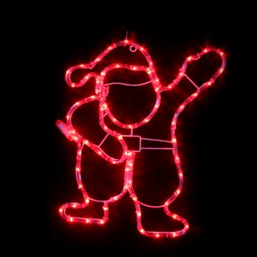 Φωτοσωλήνας με σχέδιο Santa 72 LED