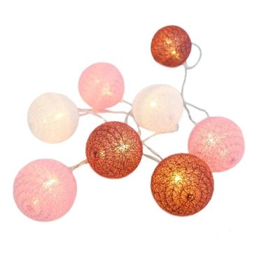 20 LED λαμπάκια σε σειρά Woven balls