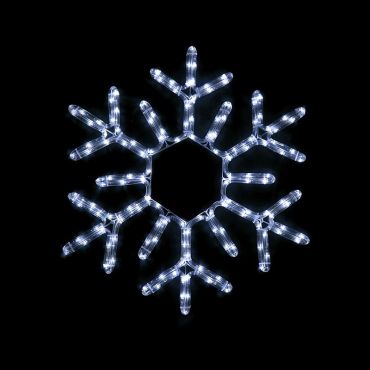 Snowflake design tube with 144 LEDs