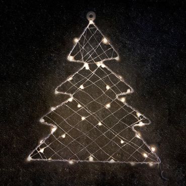 Διακοσμητικό LED 1D metal tree