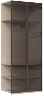 Επέκταση ντουλάπας Phantom δίφυλλη glass