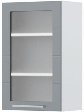 Hanging cabinet Hudson V7-45-1KS with showcase