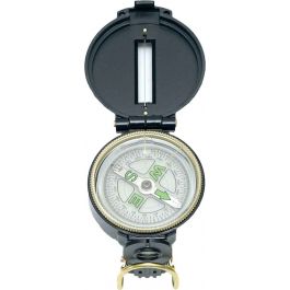 Compass with magnifying glass