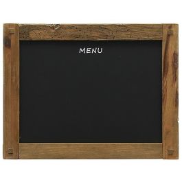 Μαυροπίνακας menu με ξύλινη κορνίζα