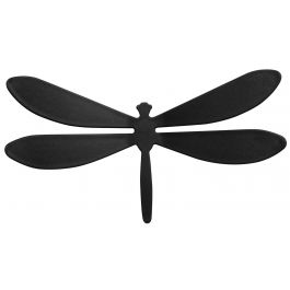 Διακοσμητικά αυτοκόλλητα τοίχου Black Dragonflies 3D πολυπροπυλενίου