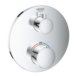 External parts of thermostatic battery 2 outputs Grohe Grohtherm ΙΙ