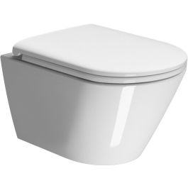Κρεμαστή λεκάνη Kube-X/50 με κάλυμμα Slim MS99C GSI