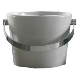 Washbasin Bucket Scarabeo white Φ30