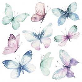 Decorative wall stickers Watercolour Butterflies Ango