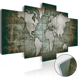 Πίνακας σε ακρυλικό γυαλί - Acrylic prints – Bronze map III