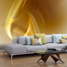 Wallpaper - Gold fractal background