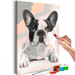 Πίνακας για να τον ζωγραφίζεις - French Bulldog  40x60
