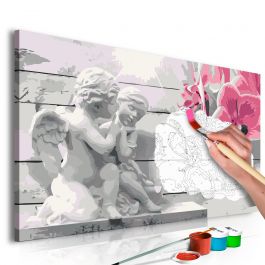 Πίνακας για να τον ζωγραφίζεις - Angels (Pink Orchid) 60x40