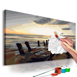 Πίνακας για να τον ζωγραφίζεις - Beach (Sunrise) 60x40