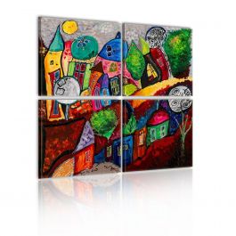Πίνακας - Colourful city